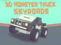 Permainan 3D Monster Truck Skyroads secara online