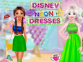 Permainan Gaun Neon Disney secara online