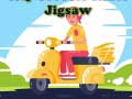 Permainan Rides Skuter Kota: Jigsaw secara online