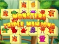 Permainan Monster Triple Mahjong secara online