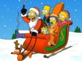 Permainan Puzzle Natal Simpsons secara online