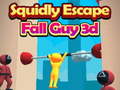 Permainan Pelarian Cumi-Cumi: Fall Guy 3D secara online