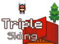 Permainan Skiing Triple 2D secara online