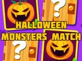 Permainan Halloween Monsters Match secara online