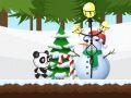 Permainan Lari Panda Natal secara online
