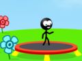 Permainan Stickman Trampolin secara online