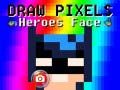 Permainan Gambarlah Wajah Pahlawan Pixel secara online