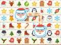 Permainan Onet Musim Dingin Natal Mahjong secara online