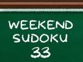 Permainan Sudoku Akhir Pekan 33 secara online