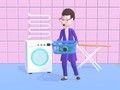 Permainan Laundry Gila secara online