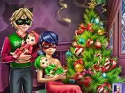 Permainan Natal Keluarga Gadis Berbintik secara online