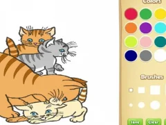 Permainan Buku Mewarnai Kucing Untuk Anak-Anak secara online