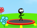 Permainan Stickman Trampolin secara online