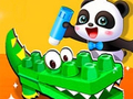 Permainan Puzzle Hewan Panda Bayi secara online