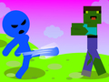 Permainan Pelarian Zombie Stickman secara online