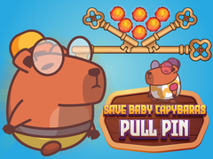 Permainan Selamatkan Bayi Capybara Pull Pin secara online