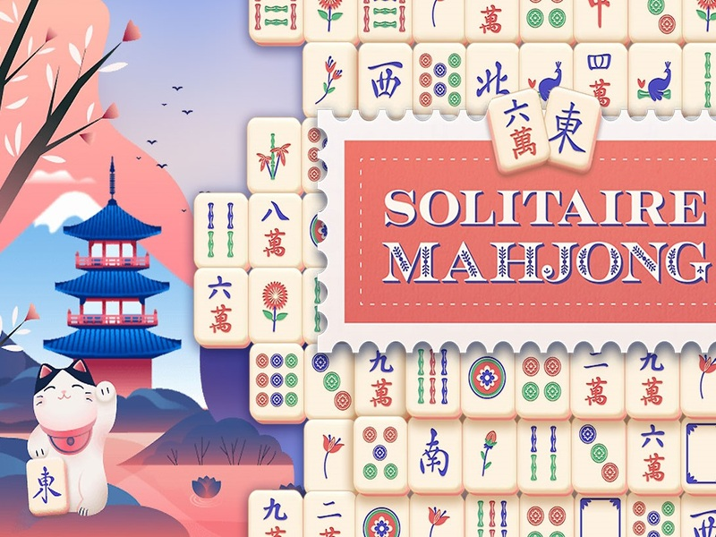 Permainan Solitaire Mahjong secara online