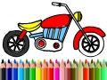 Permainan Kembali ke Sekolah: Mewarnai Sepeda Motor secara online
