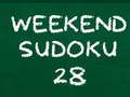 Permainan Sudoku Akhir Pekan 28 secara online