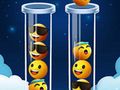 Permainan Puzzle Penyortiran Warna Emoji secara online