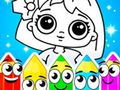 Permainan Mewarnai boneka secara online