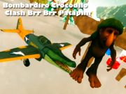Permainan Bombardiro Crocodilo Clash Brr Brr Patapim secara online