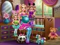 Permainan Barbie dengan kembar secara online