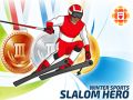 Permainan Olahraga Musim Dingin: Pahlawan Slalom secara online