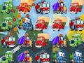Permainan Truk Kartun Cocok 3 secara online