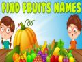 Permainan Temukan Nama Buah secara online