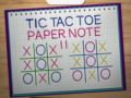 Permainan Tic Tac Toe Catatan Kertas 2 secara online