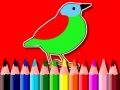 Permainan Kembali ke Sekolah: Buku Mewarnai Burung secara online