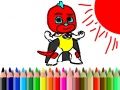 Permainan Kembali ke Sekolah: Mewarnai Anak Bertopeng secara online