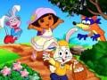 Permainan Dora Selamat Paskah. Temukan perbedaannya secara online Permainan Dora Selamat Paskah. Temukan perbedaannya secara online