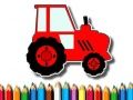 Permainan Mewarnai Anak yang Mudah - Traktor secara online