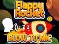 Permainan Roket Flappy Dengan Tiupan secara online