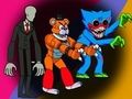 Permainan Monster Menyerang Tim Among Us secara online