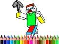 Permainan Kembali ke Sekolah: Mewarnai Minecraft secara online