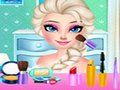 Permainan Elsa: Dekorasi Gaun dan Makeup secara online