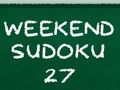 Permainan Sudoku Akhir Pekan 27 secara online