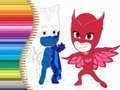 Permainan Buku Mewarnai PJ Masks secara online Permainan Buku Mewarnai PJ Masks secara online