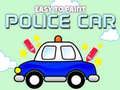 Permainan Mudah Menggambar Mobil Polisi secara online