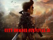 Permainan Survival Zombie Kota 2D secara online