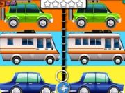 Permainan Mobil Kartun Temukan Perbedaannya secara online