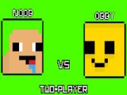 Permainan Noob vs Obby Dua Pemain secara online