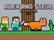 Permainan Petualangan Alex dan Steve: Simpan secara online
