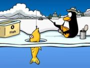 Permainan Club Penguin: Memancing di Es secara online Permainan Club Penguin: Memancing di Es secara online