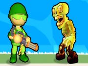 Permainan Penghancuran Stickman Zombie secara online