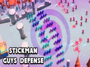 Permainan Pertahanan Stickman Guys secara online