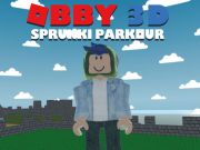 Permainan OBBY 3D Sprunki Parkour secara online